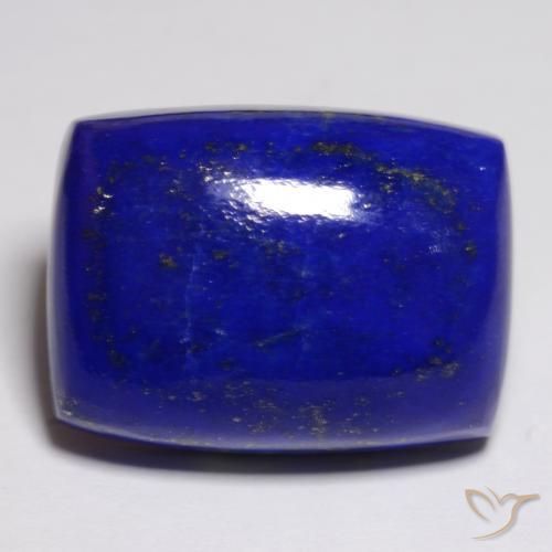 Lápis-lazúli Azul marinho intenso Natural 22.16ct, Almofada, Opaco