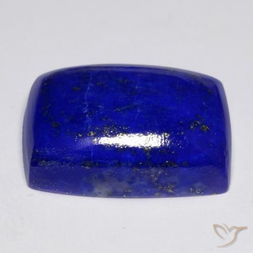 Lápis-lazúli Azul marinho intenso Natural 22.16ct, Almofada, Opaco
