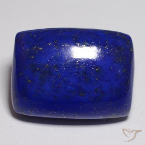 Lápis-lazúli Azul marinho intenso Natural 22.68ct, Almofada, Opaco