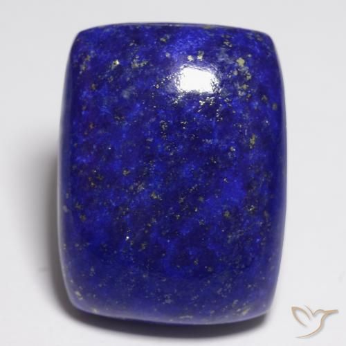 Lápis-lazúli azul natural 21,85ct, almofada cortada, opaco