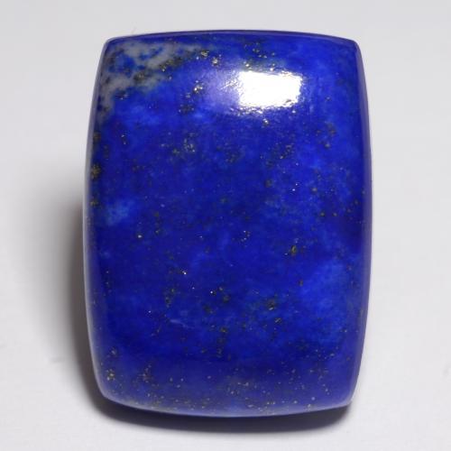 Lápis-lazúli azul natural 19,45ct, almofada cortada, opaco