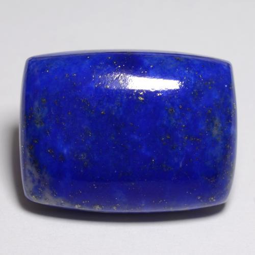 Lápis-lazúli azul natural 19,45ct, almofada cortada, opaco