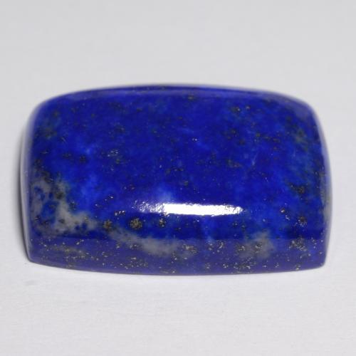 Lápis-lazúli azul natural 19,45ct, almofada cortada, opaco