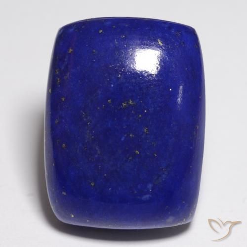 22.41ct Natural Azul marinho intenso Lápis-lazúli, Almofada, Opaco