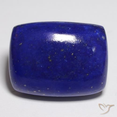 Lápis-lazúli Azul marinho intenso Natural 22.41ct, Almofada, Opaco