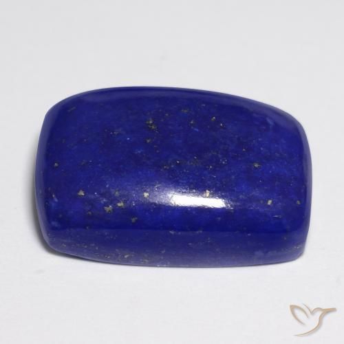 Lápis-lazúli Azul marinho intenso Natural 22.41ct, Almofada, Opaco