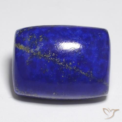 Lápis-lazúli Azul marinho intenso Natural 23.77ct, Almofada, Opaco
