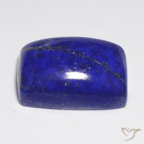 Lápis-lazúli Azul marinho intenso Natural 23.77ct, Almofada, Opaco