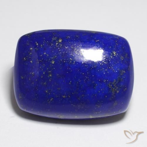 Lápis-lazúli Azul marinho intenso Natural 20.99ct, Almofada, Opaco