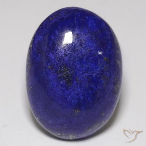 10,92 ct Oval Lapis Lazuli, 16,9 x 12,3 mm Do Afeganistão, Photo A