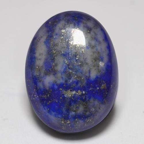 Lápis-lazúli Azul Egípcio Profundo Natural 13.32ct, Corte Oval, Opaco