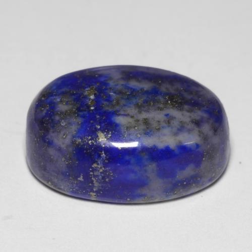Lápis-lazúli Azul Egípcio Profundo Natural 13.32ct, Corte Oval, Opaco