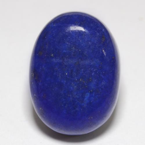 Lápis-lazúli azul natural 13,51ct, corte oval, opaco