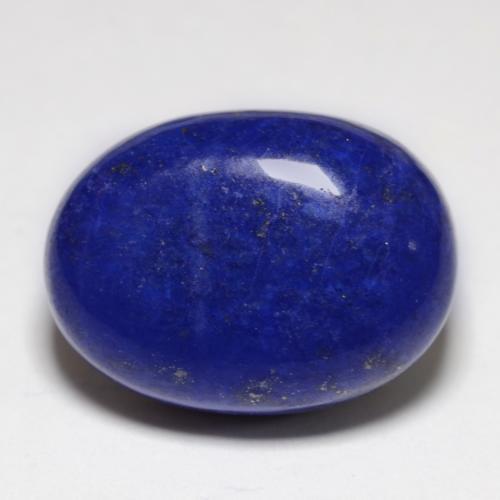 Lápis-lazúli azul natural 13,51ct, corte oval, opaco