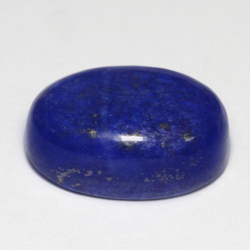 Lápis-lazúli azul natural 13,51ct, corte oval, opaco