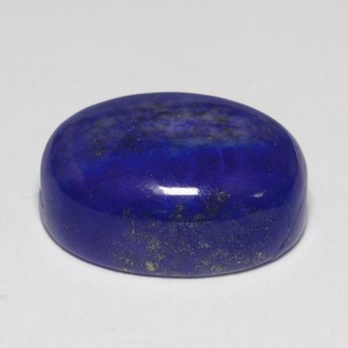 Lápis-lazúli azul natural 11,04ct, corte oval, opaco