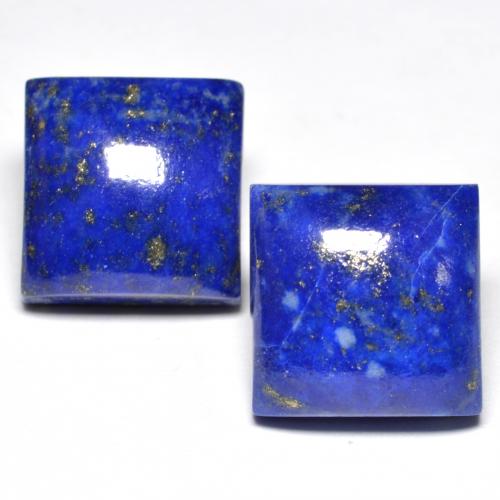 Pedras preciosas de Lápis-lazúli Azul elétrico natural de 15.62 ct, Quadrado, Opaco