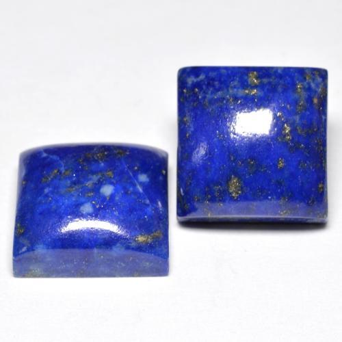 Pedras preciosas de Lápis-lazúli Azul elétrico natural de 15.62 ct, Quadrado, Opaco