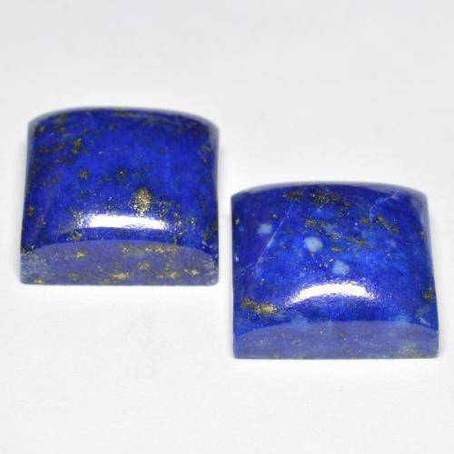 Pedras preciosas de Lápis-lazúli Azul elétrico natural de 15.62 ct, Quadrado, Opaco