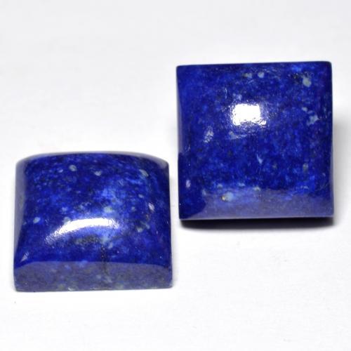 Pedras preciosas de Lápis-lazúli Azul marinho intenso natural de 15.66 ct, Quadrado, Opaco