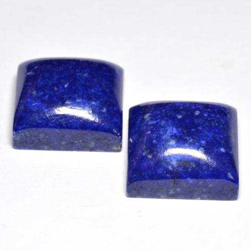 Pedras preciosas de Lápis-lazúli Azul marinho intenso natural de 15.66 ct, Quadrado, Opaco