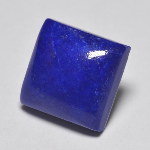 Lápis-lazúli azul natural 6,77ct, quadrado, opaco