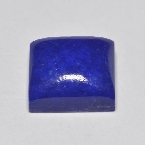 Lápis-lazúli azul natural 6,77ct, quadrado, opaco