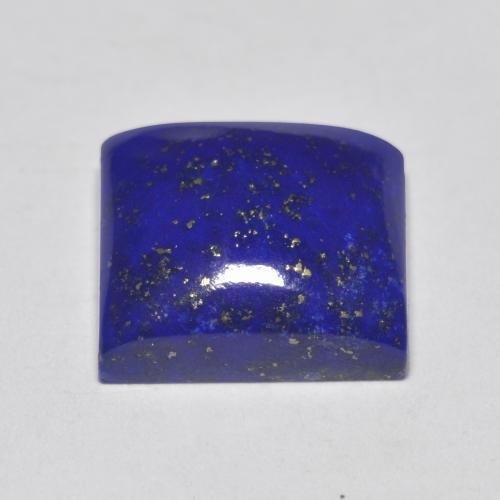 Lápis-lazúli azul natural 6,19ct, quadrado, opaco