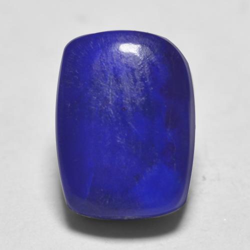 Lápis-lazúli Azul marinho intenso Natural 1.35ct, Almofada cortada, Opaco