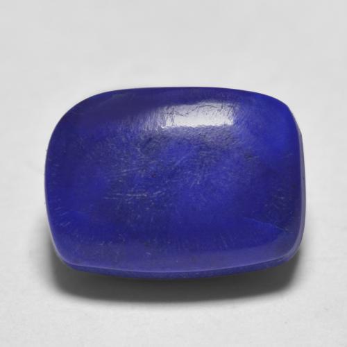Lápis-lazúli Azul marinho intenso Natural 1.35ct, Almofada cortada, Opaco