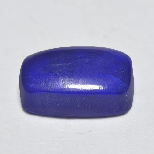 Lápis-lazúli Azul marinho intenso Natural 1.35ct, Almofada cortada, Opaco