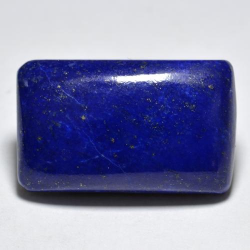 Lápis-lazúli azul natural 27,54ct, baguete, opaco