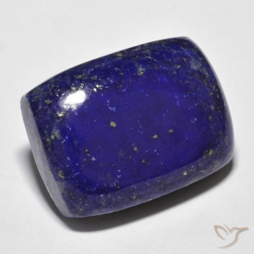 Lápis-lazúli Azul profundo Natural 23.73ct, Almofada, Opaco