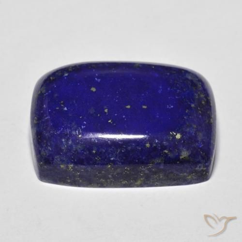 Lápis-lazúli Azul profundo Natural 23.73ct, Almofada, Opaco