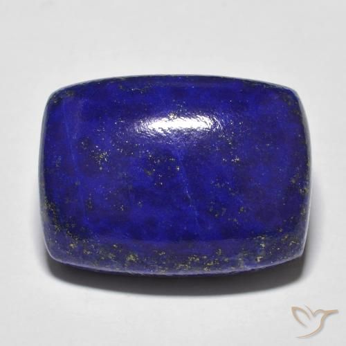 Lápis-lazúli Azul marinho intenso Natural 23.47ct, Almofada, Opaco