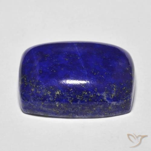 Lápis-lazúli Azul marinho intenso Natural 23.47ct, Almofada, Opaco