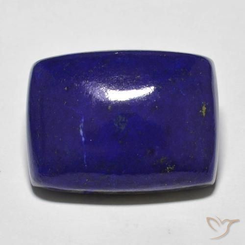 Lápis-lazúli Azul profundo Natural 20.41ct, Almofada, Opaco