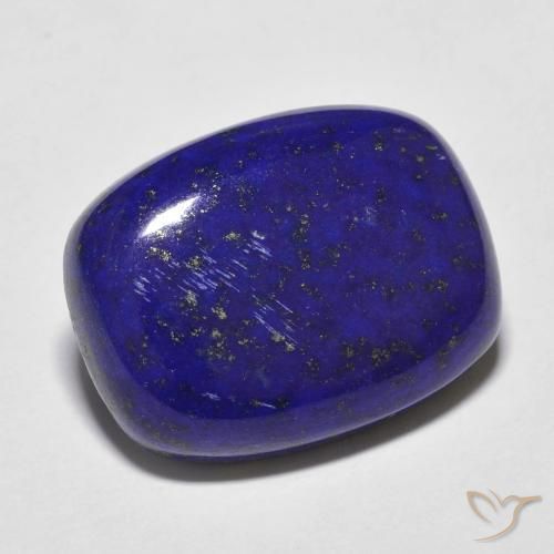 Lápis-lazúli Azul escuro Natural 16.22ct, Almofada, Opaco