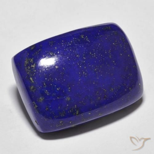 Lápis-lazúli Azul profundo Natural 23.05ct, Almofada, Opaco