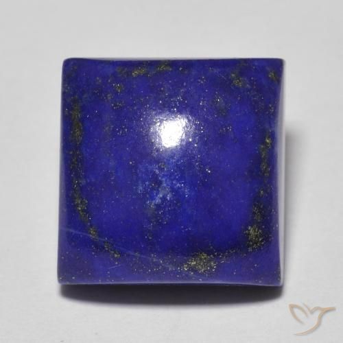 8.03ct Natural Azul marinho intenso Lápis-lazúli, Quadrado, Opaco