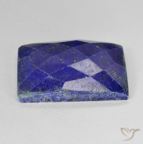 Lápis-lazúli Azul profundo Natural 17.89ct, baguete, Opaco