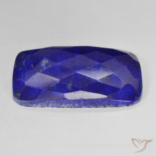 Lápis-lazúli Azul Egípcio Profundo Natural 25.55ct, Almofada, Opaco