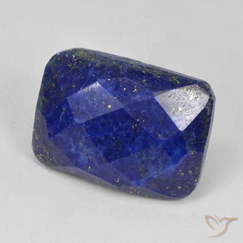 Lápis-lazúli Azul escuro Natural 13.47ct, Almofada, Opaco