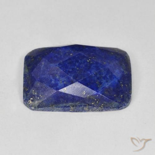 Lápis-lazúli Azul escuro Natural 13.47ct, Almofada, Opaco