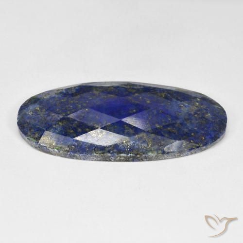 Lápis-lazúli Azul escuro Natural 40.24ct, oval, Opaco