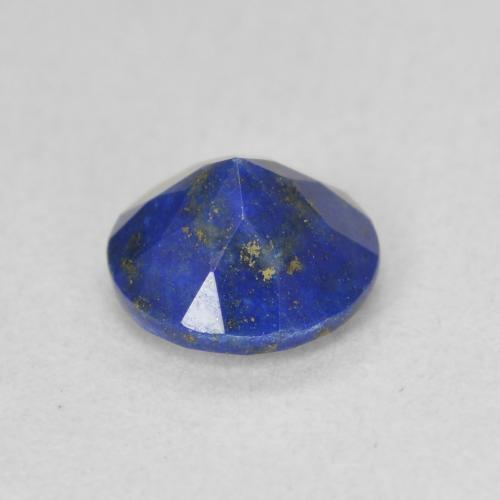 Lápis-lazúli Azul elétrico Natural 0.88ct, Corte Redondo, Opaco