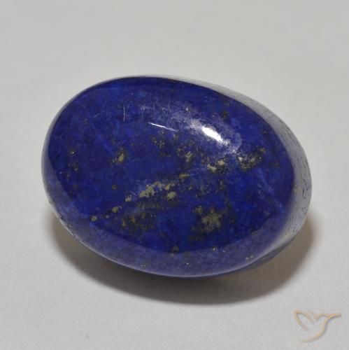 Lápis-lazúli Azul profundo Natural 17.98ct, Corte Oval, Opaco