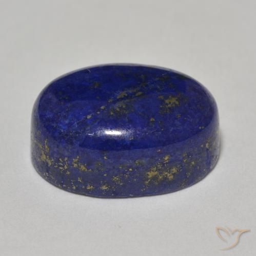 Lápis-lazúli Azul profundo Natural 17.98ct, Corte Oval, Opaco