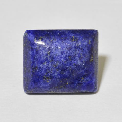 Lápis-lazúli azul natural 10,34ct, baguete, opaco