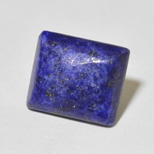 Lápis-lazúli azul natural 10,34ct, baguete, opaco